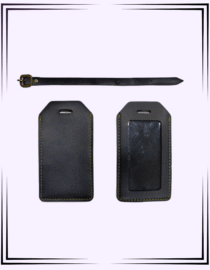 R Luggage Tag Black